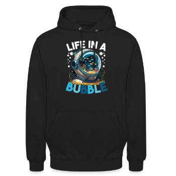 Aquarium Aquatics - Unisex Hoodie - black - Front - Alina (178cm) & Michal (187cm)