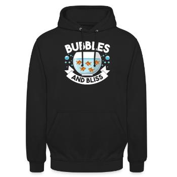 Aquarium Aquatics - Unisex Hoodie - black - Front - Alina (178cm) & Michal (187cm)