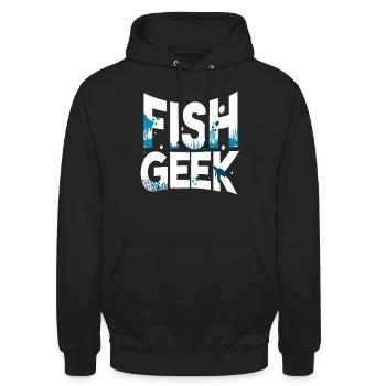 Aquarium Aquatics - Unisex Hoodie - black - Front - Alina (178cm) & Michal (187cm)