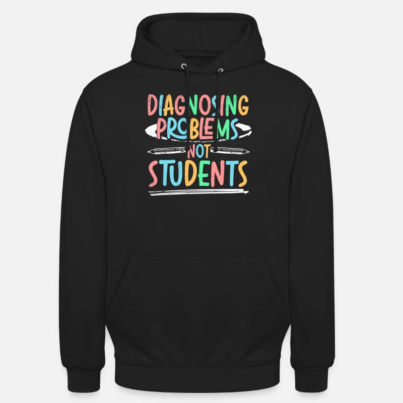 Psychologue scolaire - Sweat-shirt à capuche unisexe - noir