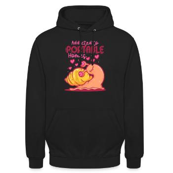 Moules de collection de moules - Sweat-shirt à capuche unisexe - noir - Devant - Alina (178cm) & Michal (187cm)