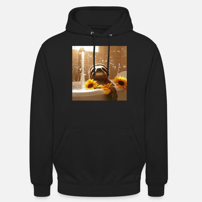 Faultier - Unisex Hoodie - Schwarz