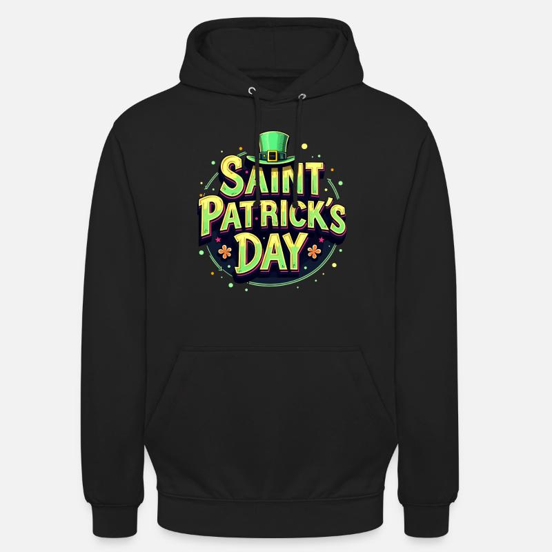 Bière de la Saint-Patrick - Sweat-shirt à capuche unisexe - noir