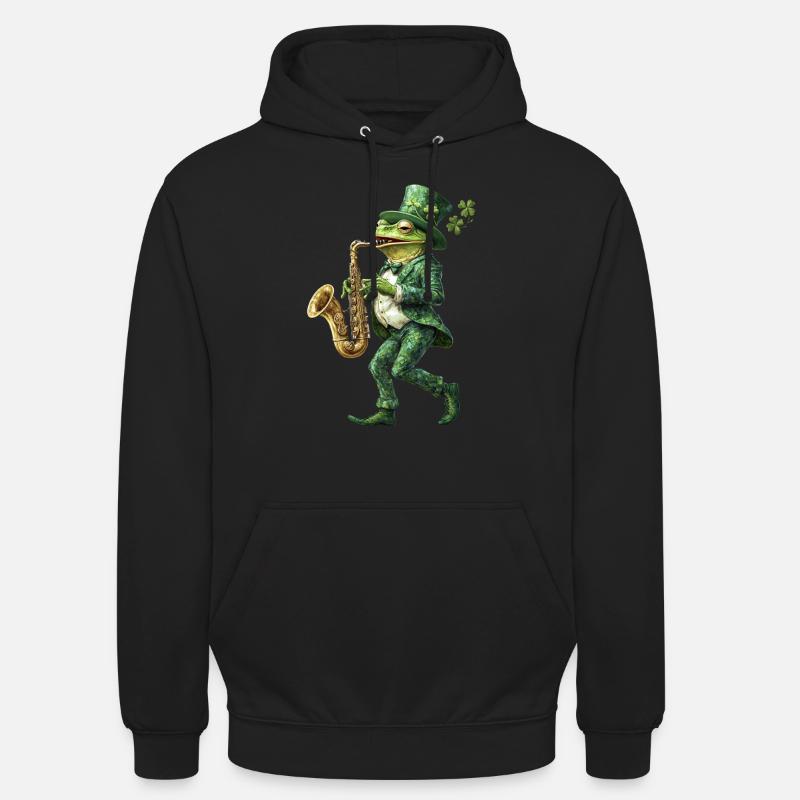 Frosch - Unisex Hoodie - Schwarz