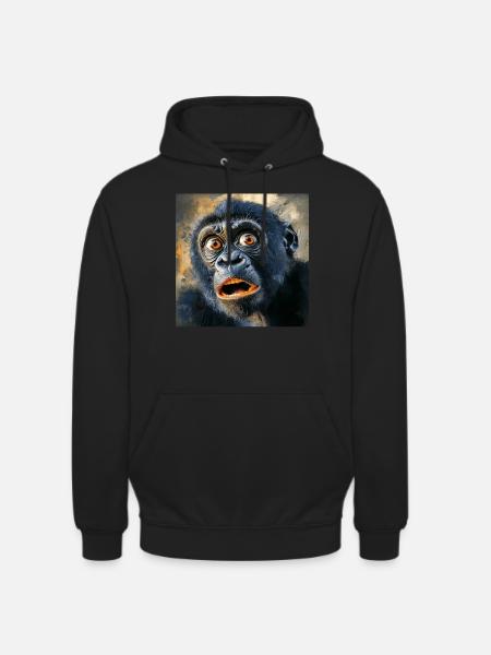 Gorilla - Unisex Hoodie - Schwarz