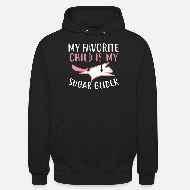 Planeur de sucre - Sweat-shirt à capuche unisexe - noir