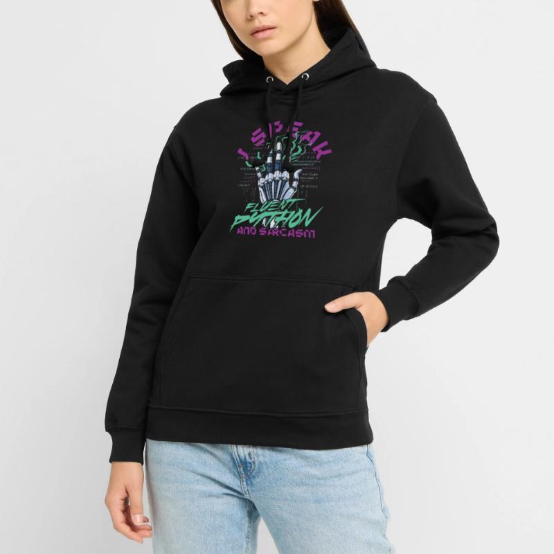 Computational Linguist Fluent Python And Sarcasm Unisex Hoodie