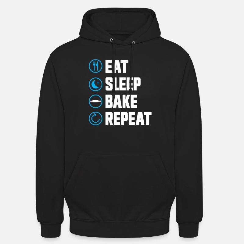 Baking Bakery Baker - Unisex Hoodie - black