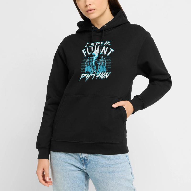 Informatiker I Speak Fluent Python Unisex Hoodie
