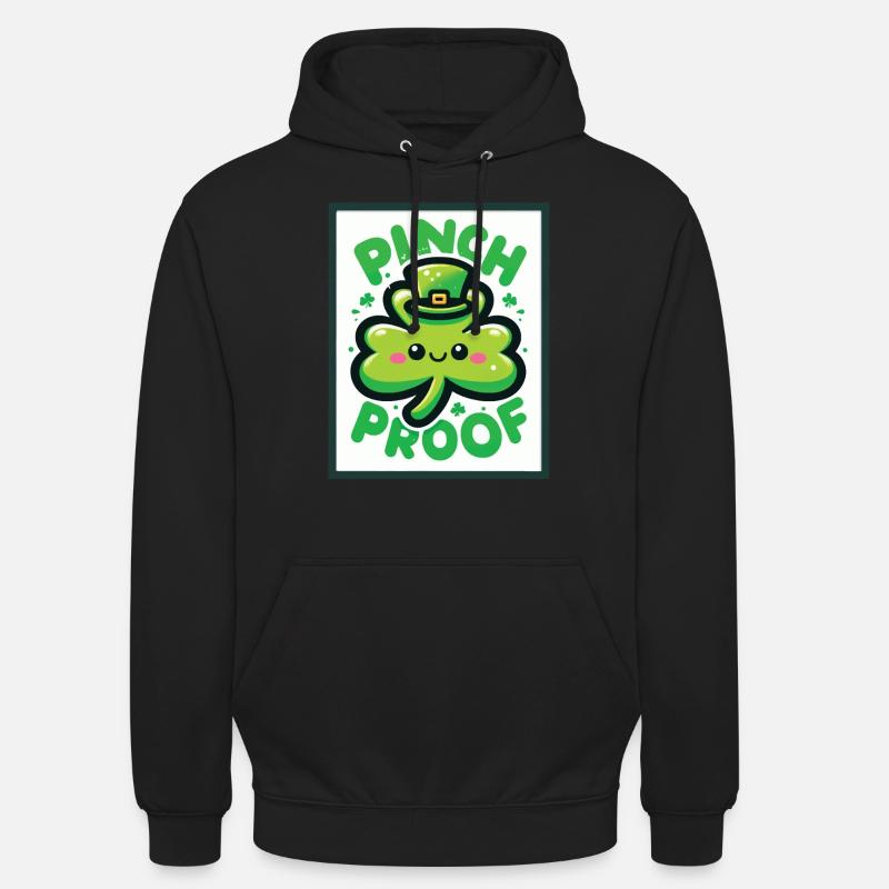 Shamrock Pinch Proof Saint-Patrick Fun - Sweat-shirt à capuche unisexe - noir
