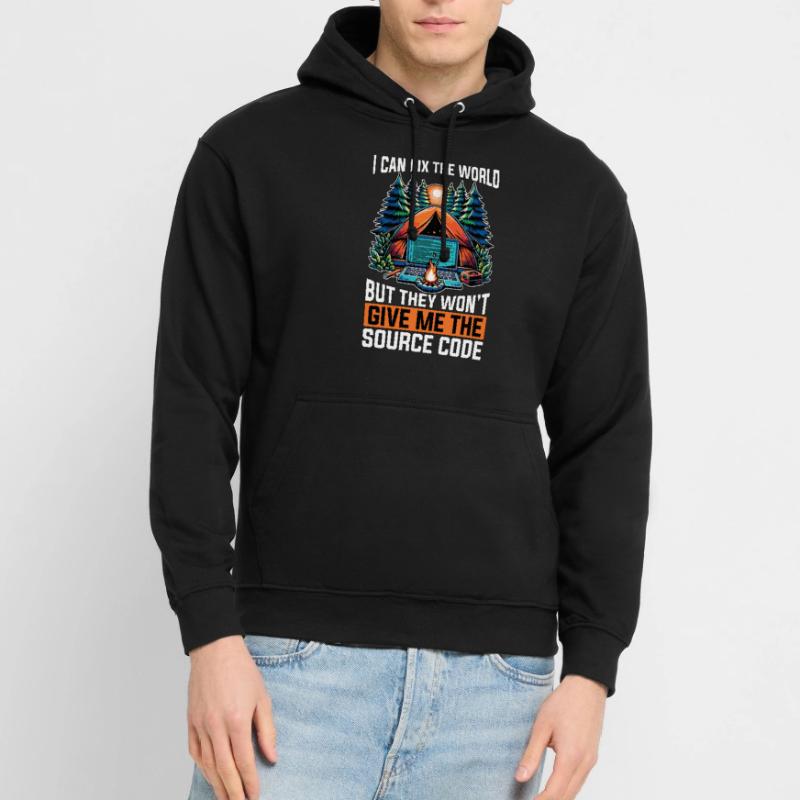 Coder Je peux réparer le monde Développeur Web Codeurs Sweat-shirt à capuche unisexe