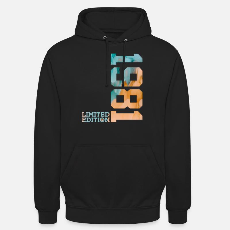 45E ANNIVERSAIRE ÉDITION LIMITÉE 1981 - Sweat-shirt à capuche unisexe - noir