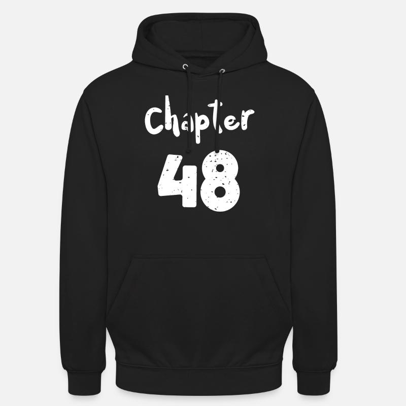 Chapitre 48 - Anniversaire - Sweat-shirt à capuche unisexe - noir