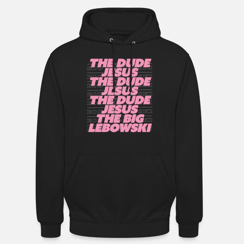 The Big Lebowski - The Dude And Jesus - Unisex-hettegenser - svart