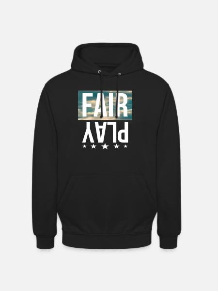 fair play - Unisex Hoodie - black