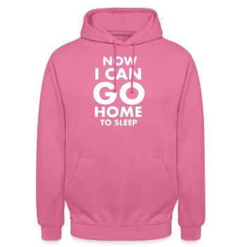 sportif - Sweat-shirt à capuche unisexe - rose - Devant - Alina (178cm) & Michal (187cm)