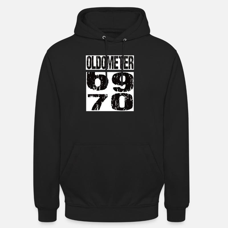 70e anniversaire - Sweat-shirt à capuche unisexe - noir