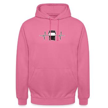 Truck driver - Unisex Hoodie - pink - Front - Alina (178cm) & Michal (187cm)