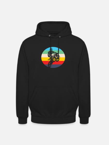 Motocross motocross motorcycle motocross clothing - Unisex Hoodie - black