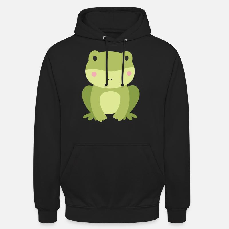 grenouille - Sweat-shirt à capuche unisexe - noir