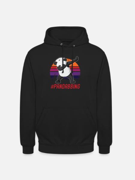 Panda Dabbing panda Pandabär Panda Baby - Unisex Hoodie - Schwarz