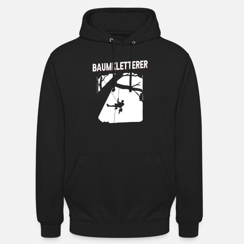 Baumklettern Baumpfleger Arborist Baumkletterer - Unisex Hoodie - Schwarz