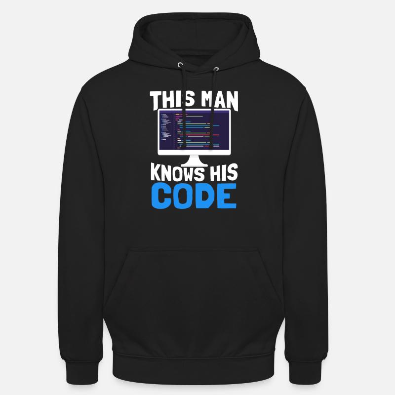 Programmer Coder Software Developer - Unisex Hoodie - black