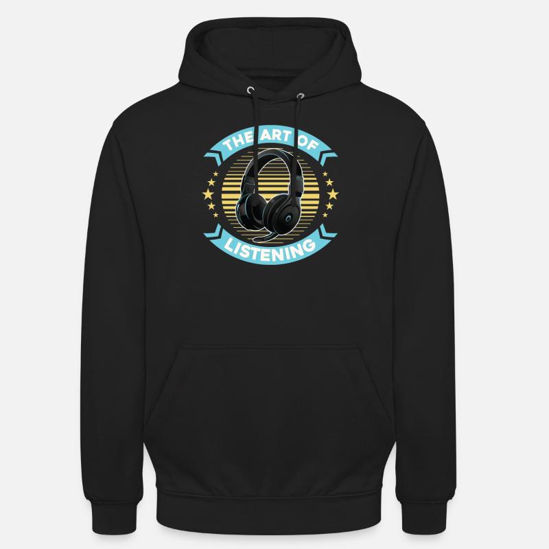 Ingénieur du son Tontechniker - Sweat-shirt à capuche unisexe - noir