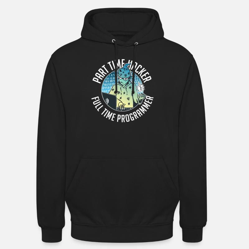 Programmer Coder Software Developer - Unisex Hoodie - black