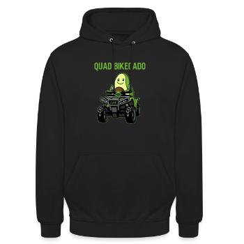 Quad Atv Motorsport - Sweat-shirt à capuche unisexe - noir - Devant - Alina (178cm) & Michal (187cm)