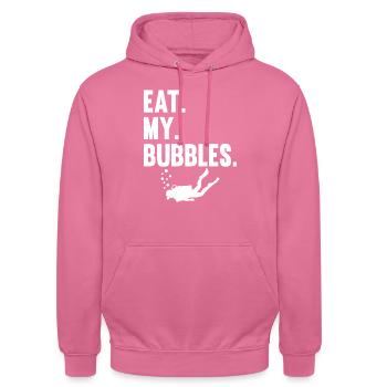 Scuba Tauchen Taucher Tauchsport - Unisex Hoodie - Pink - Vorne - Alina (178cm) & Michal (187cm)