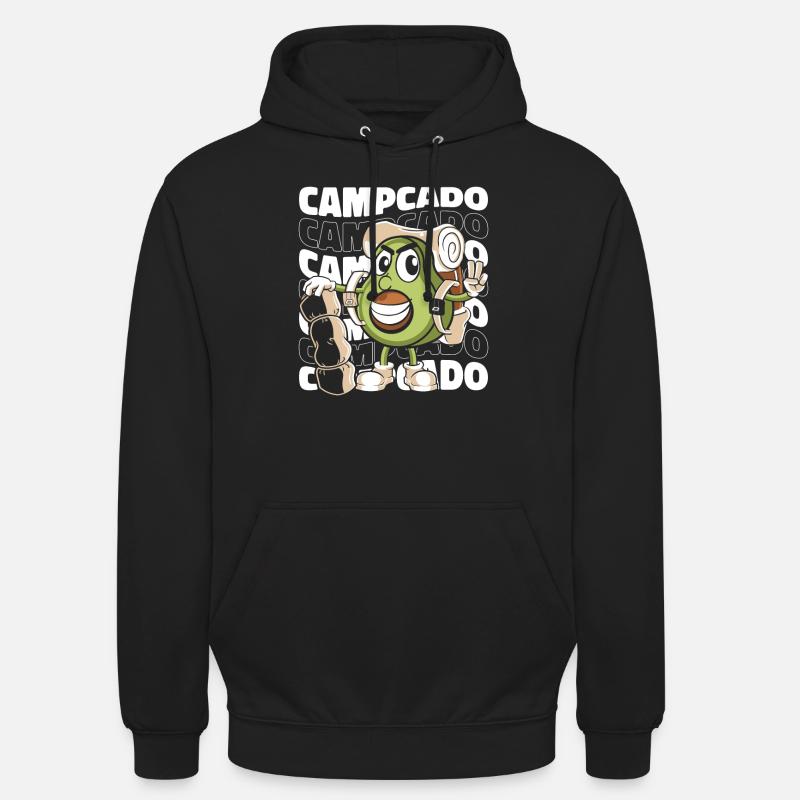 Camping Camping Campsite Camping - Sweat-shirt à capuche unisexe - noir