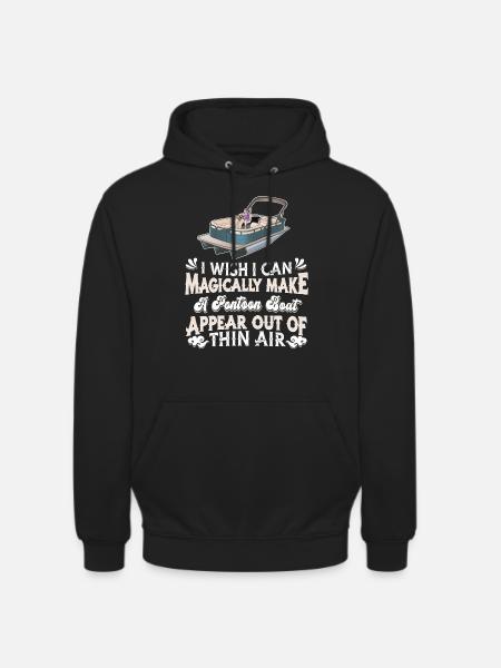 Pontoon boat - Unisex Hoodie - black
