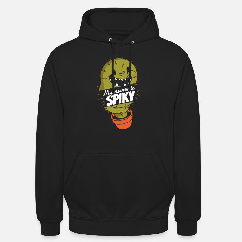 Jardin de cactus - Sweat-shirt à capuche unisexe - noir