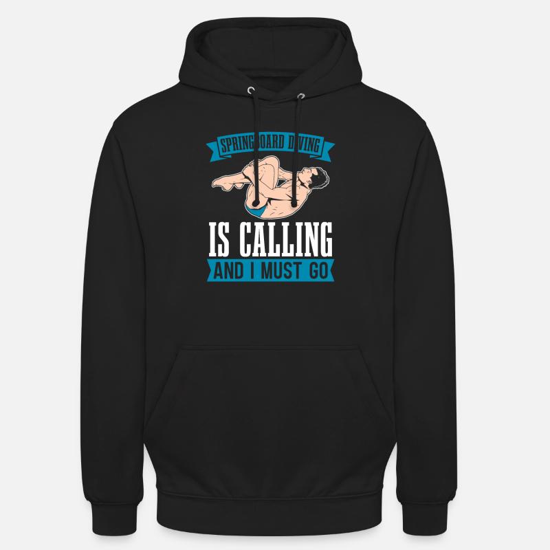Sarcasme de plongeur plongeur - Sweat-shirt à capuche unisexe - noir