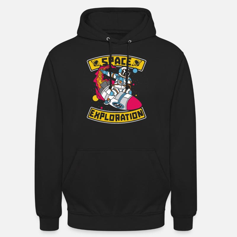 Space Space Rocket Space Colonization - Unisex Hoodie - black