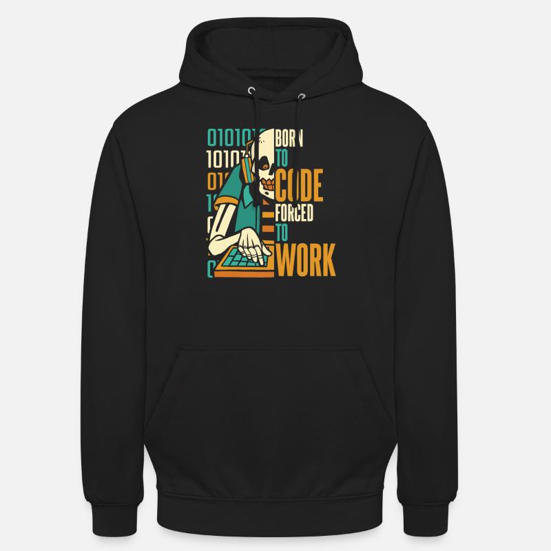 Entwickler Coder Programmierer Schädel - Unisex Hoodie - Schwarz