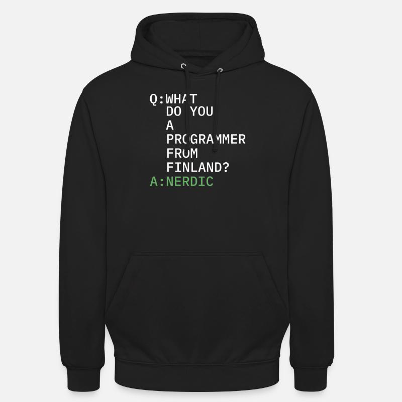 Entwickler Coder Programmierer Komisch - Unisex Hoodie - Schwarz