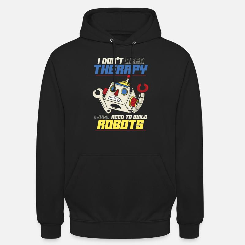 Robotics Ai robot - Unisex Hoodie - black