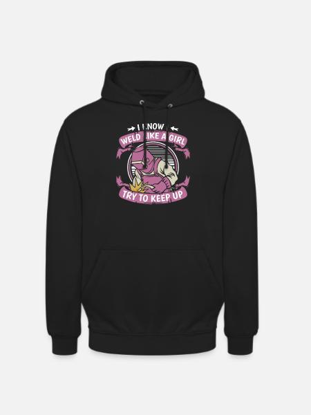 Soudeur Serrurier Drôle - Sweat-shirt à capuche unisexe - noir
