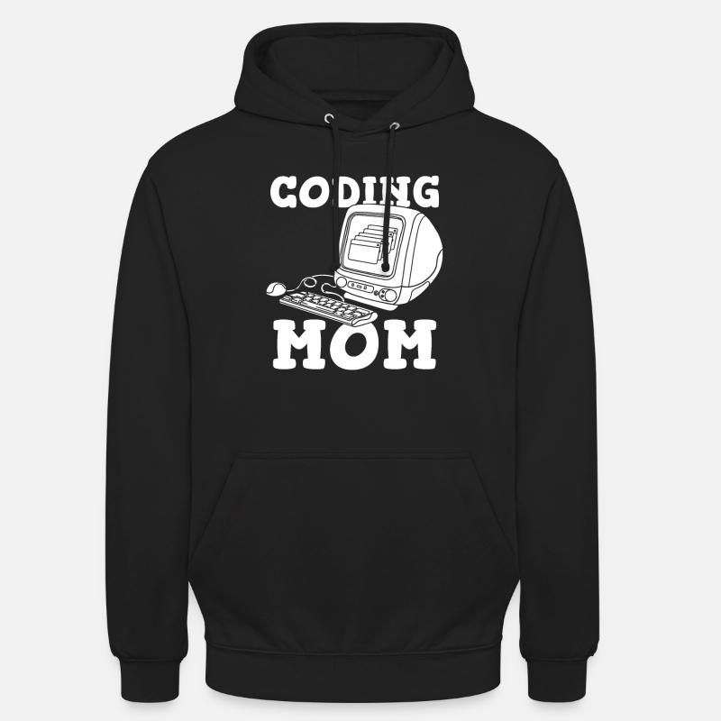 Entwickler Coder Programmierer Mutter - Unisex Hoodie - Schwarz