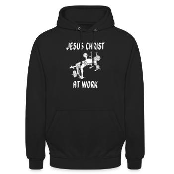 Christ Christentum - Unisex Hoodie - Schwarz - Vorne - Alina (178cm) & Michal (187cm)