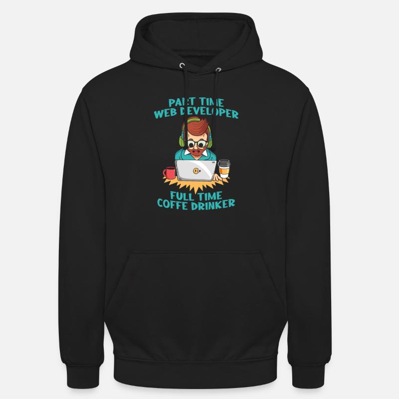 Web Developer Web Developer Coffee - Unisex Hoodie - black