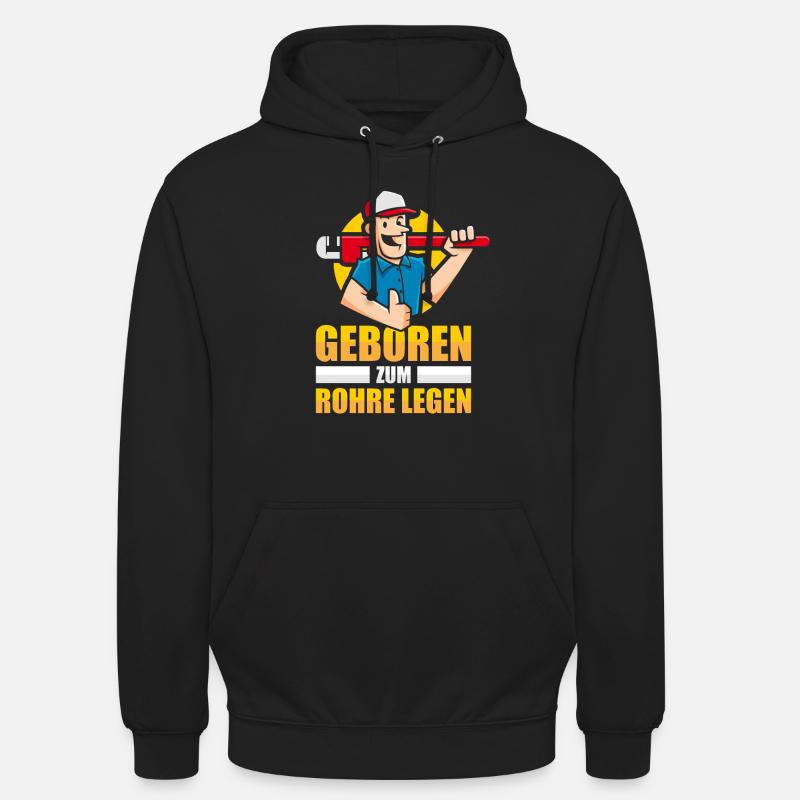 Constructeur de pipelines Witzig - Sweat-shirt à capuche unisexe - noir