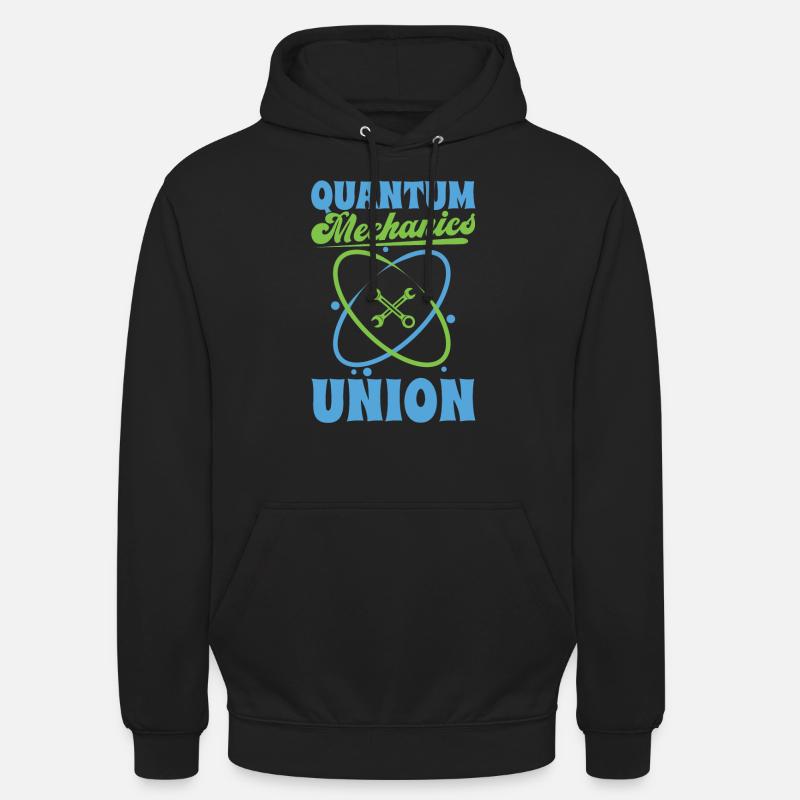 Physik Phyiker Union Quantenphysik - Unisex Hoodie - Schwarz
