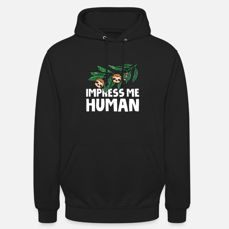Sloth Cool - Unisex Hoodie - black