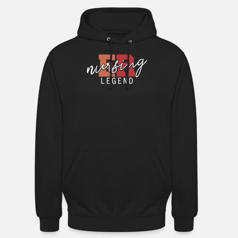 Krankenschwester Notfall Krankenschwester - Unisex Hoodie - Schwarz