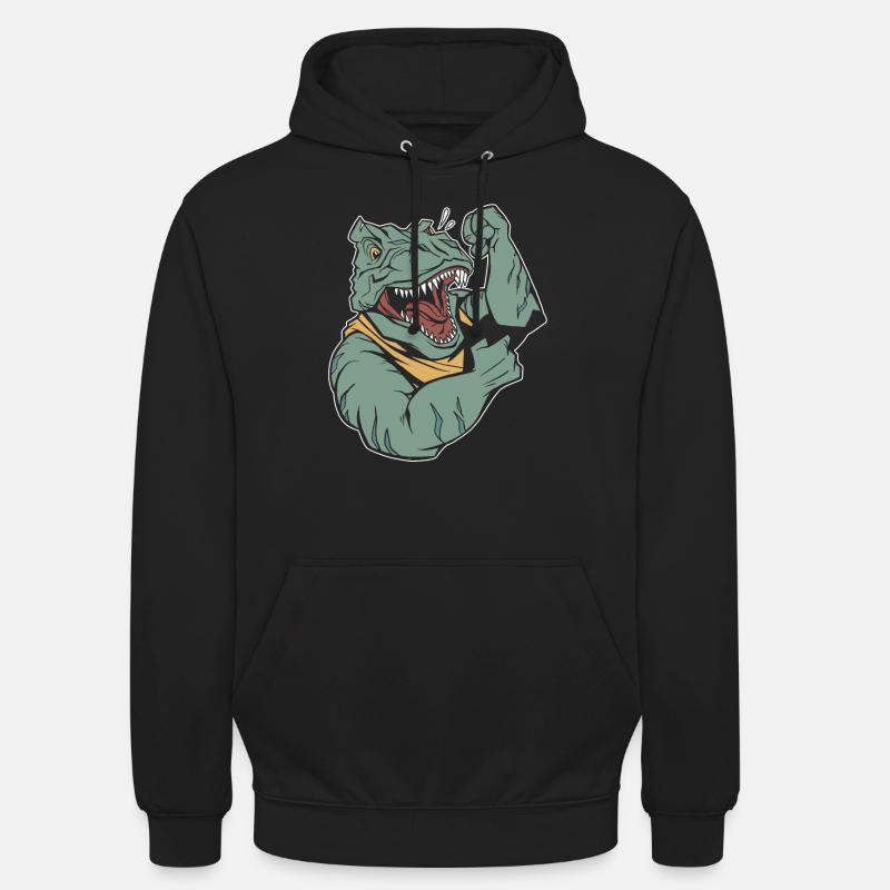 Trex T Rex Dino Cool - Sweat-shirt à capuche unisexe - noir