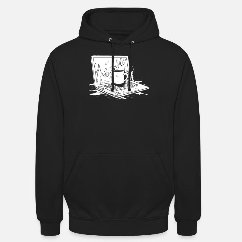 Entwickler Coder Programmierer Kaffee - Unisex Hoodie - Schwarz