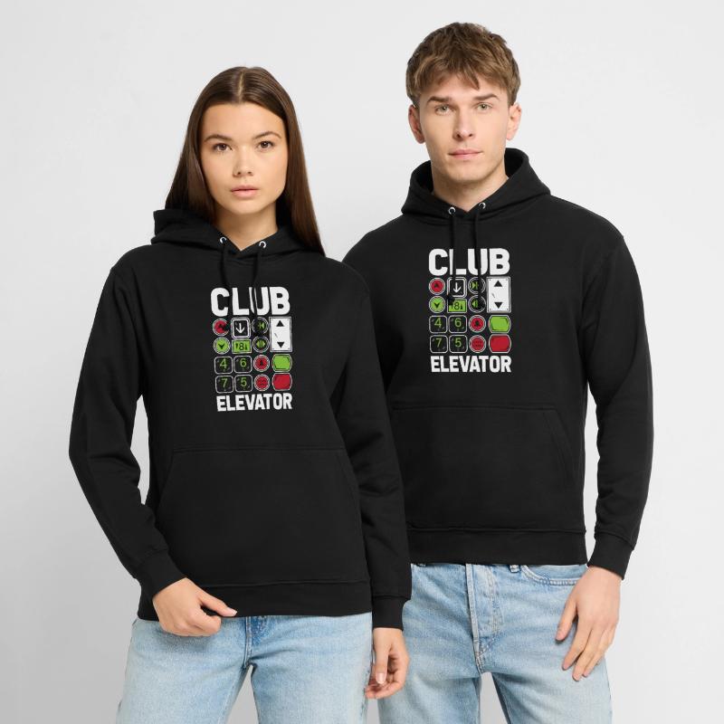 Elevator Elevator Buttons Unisex Hoodie